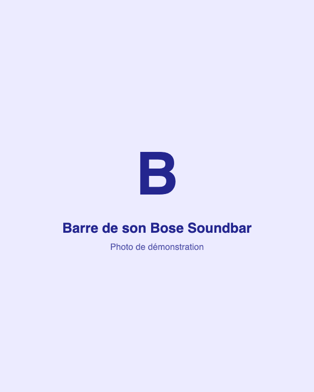 Barre de son Bose Soundbar