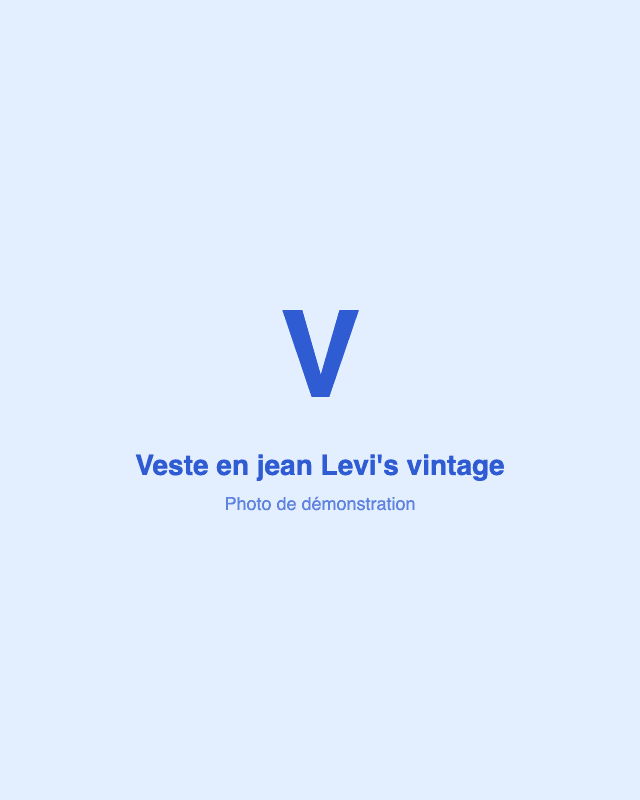 Veste en jean Levi's vintage — photo 1