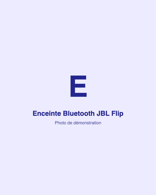 Enceinte Bluetooth JBL Flip