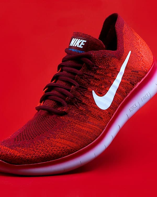 Baskets Nike Free Flyknit rouges — photo 1